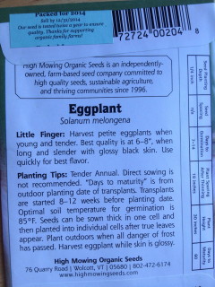 The back of the seed packet will tell you whether to start the seeds indoors or plant directly in the ground, when to plant, and how to do it. 