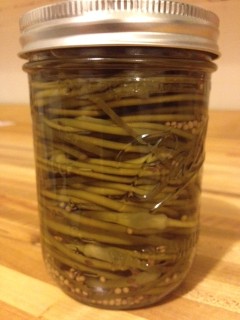 pickled scapes